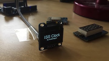 ISS Clock running on an ESP8266 + OLED Display...