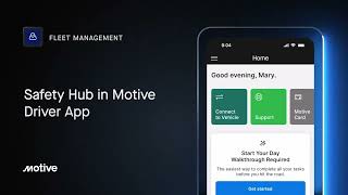 مركز السلامة في تطبيق Motive Driver screenshot 2