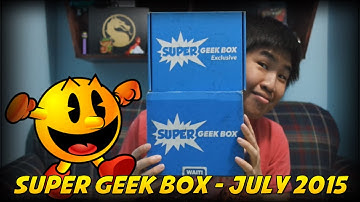 Super Geek Box Unboxing: Ultimate Pixels! (July 2015)