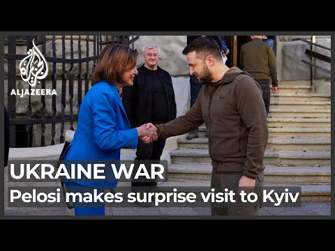 US speaker Nancy Pelosi visits Ukraine, meets President Zelenskyy