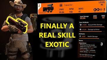 TU12 Capacitor The only weapon for skill builds now - The Division 2