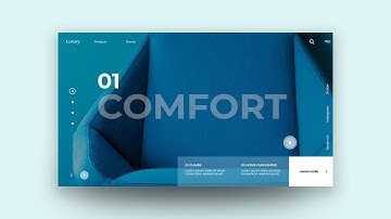 UI UX Design - Awesome Furniture Shop Website Design - Adobe Photoshop - Fazil Studio