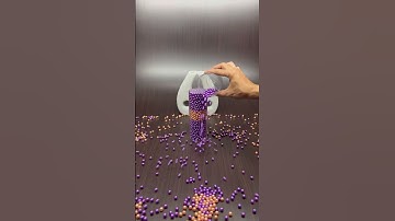 🌟 Satisfying Reverse Beads ASMR | Peaceful Visual Therapy 🌙🌸 #asmrshorts #stressrelief