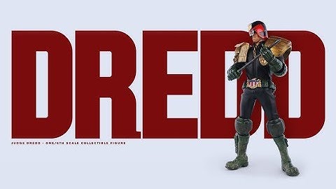 TOYS, STATUES & AWESOMENESS: 2000 AD x ThreeA JUDGE DREDD 1/6 | FlipGeeks