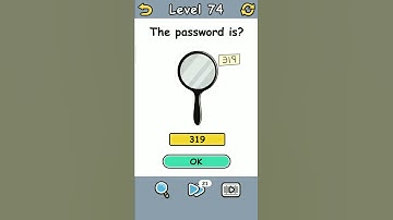 Brain crack level 74 The password is, Solution Walkthrough