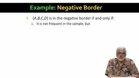 Lecture 23 —  All or Most Frequent Itemsets in 2 Passes (Advanced) | Stanford