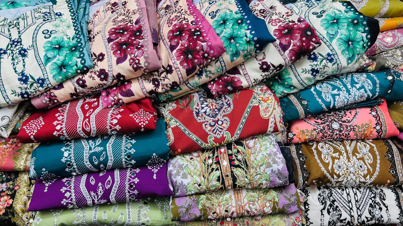 মার্কেট সেরা সেলে 800টাকায় অরজিনাল থাই কাপড়ের স্টাইলিশ থ্রিপিস || Pakistani style 3piece collection