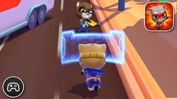 Talking Tom Hero Dash - Gameplay Walkthrough Part 1 - Tom Vs Gun (iOS, Android) #shorts