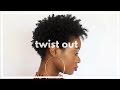 Twist Out on Short 4B/4C Hair (TWA) | SHORT NATURAL HAIR TAPERED CUT