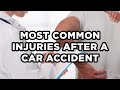 What Are the Most Common Injuries Suffered After a Car Accident? - Bachus & Schanker