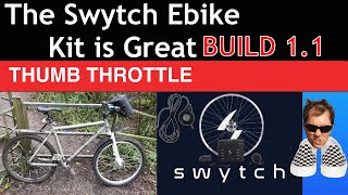 Swytch Ebike kit Thumb Throttle control fitting