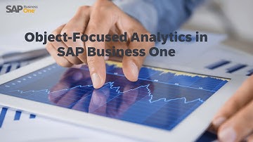 SAP Business One Web Client: Object Focused Analytics