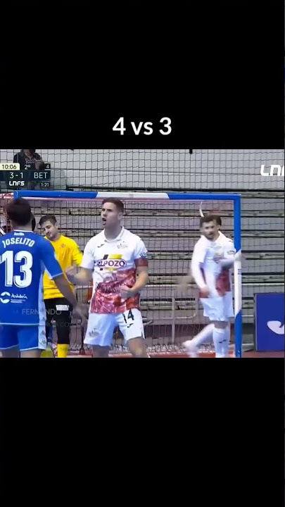 Kok ga adil?? 4 vs 3 ?? #shorts #storywa #futsal #futsalindonesia #lnfs #futsalspain #lnfs #short