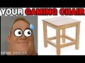 Mr incredible becoming scared your gaming chair