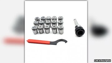 915 Pcs Milling Collets MK3 M12 ER32 Collet Chuck Set High Accuracy Professional Collet Chuck