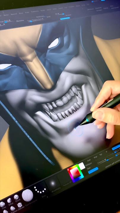 Making #Wolverine. 10 hours in 1 minute. Shwing! Full length videos up for channel members.