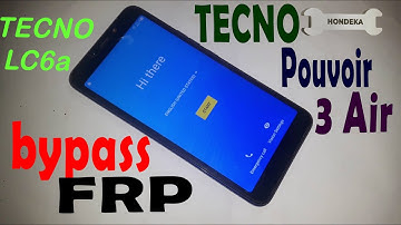 How to bypass google acount lock on TECNO Pouvoir 3 Air,Remove FRP TECNO LC6a without pc