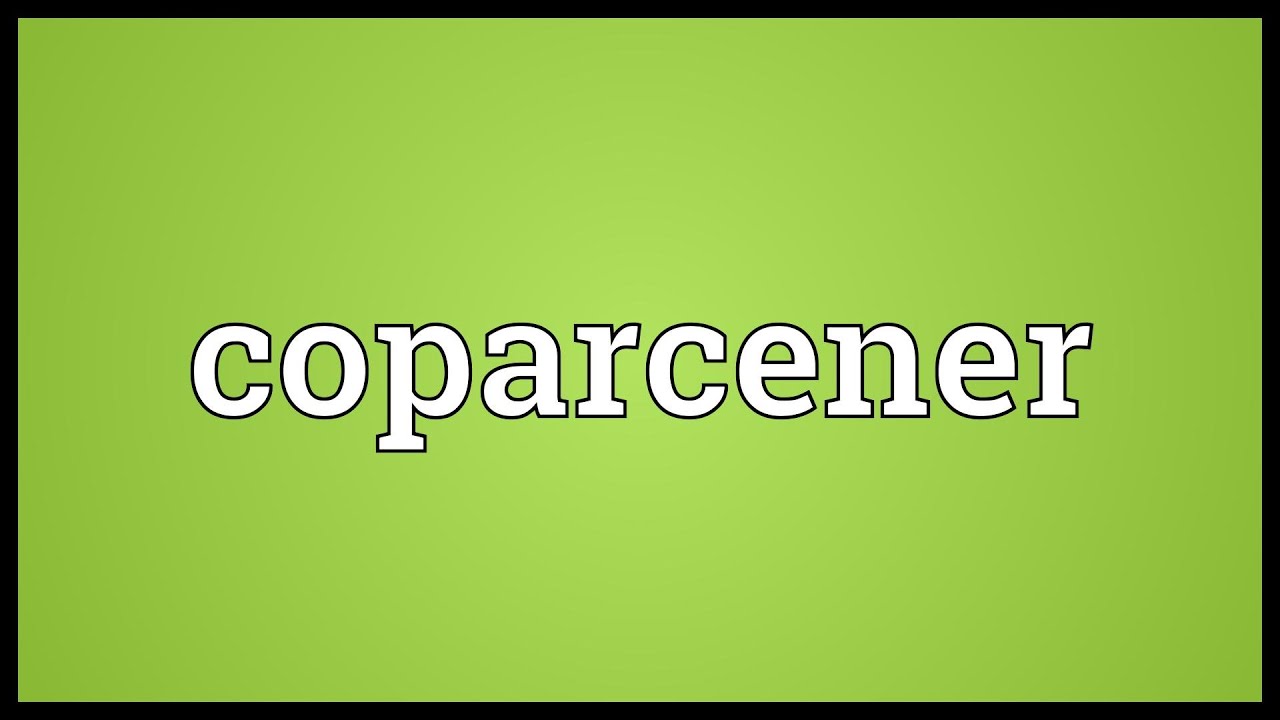 coparcener 