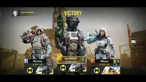 Call Of Duty Mobile... Team Deathmatch(Map-Rust)   23 kills(MVP) Gameplay.