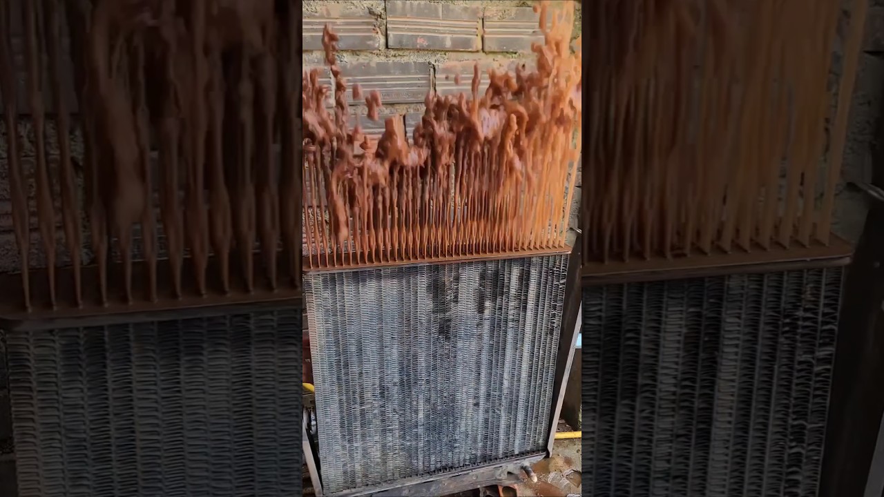 Car water tank cleaning