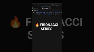Easy Fibonacci Logic for Beginners 💻#shorts #viral #python #coding #fibonacci
