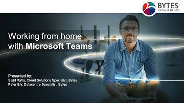 Working from home with Microsoft Teams