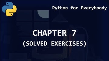 "Python for Everybody" Chapter 7 - Files (Solved Exercises)