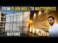 From Plain Wall to Masterpiece | Stunning Home Wall Transformation by Florence Stone Concepts