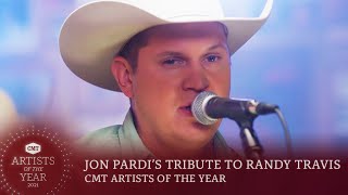 Jon Pardi Performs a Tribute to Artist of a Lifetime Honoree Randy Travis | 2021 CMT AOTY