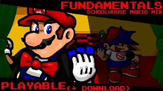 Fundamentals PLAYABLE [+DOWNLOAD] - Funky Forest Mayhem (Sonic.exe Mario Mix) - Friday Night Funkin'