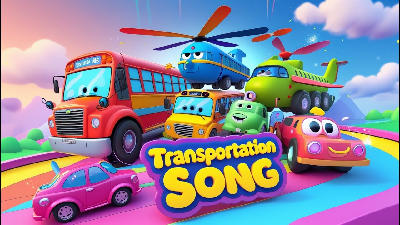 Transportation Song | Catchy Songs For Kids | Preschool Learning