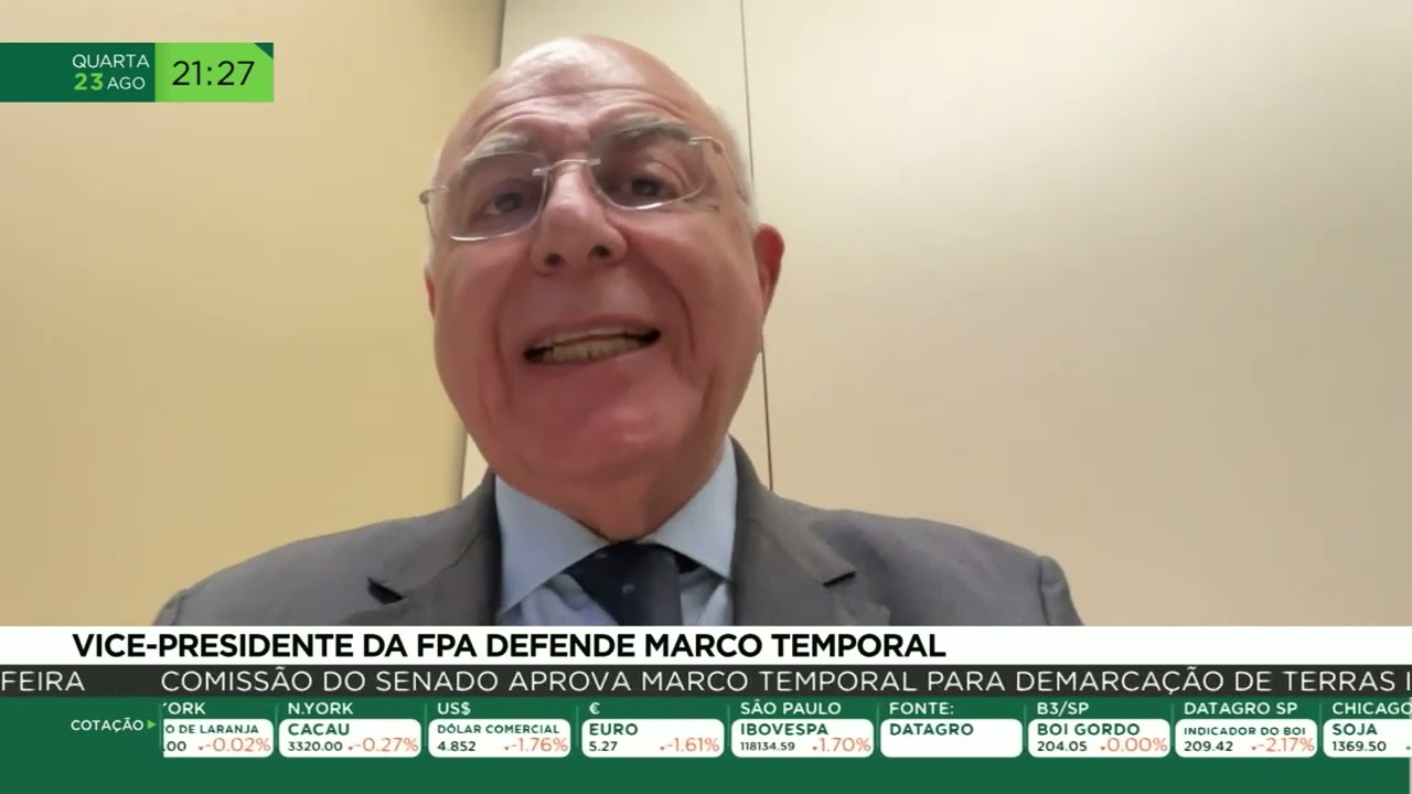 Vice-presidente da FPA defende o Marco Temporal