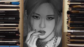 Drawing Blackpink Rosé / TIMELAPSE / Maw Bustamante