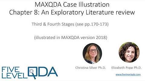 Using MAXQDA for a literature review - Part 4 | Qualitative Data Analysis Services