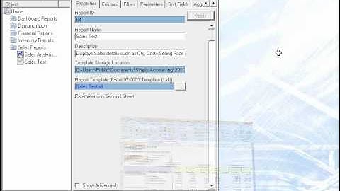 How to Create and Link Report Templates.wmv