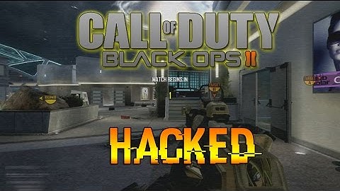 Black Ops II Hacked! @DavidVonderhaar