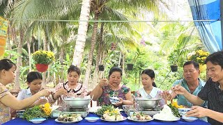 Xuất Mồ Hôi với Nồi Lẩu Cá Khổng Lồ Trong Những Ngày Đầu Mùa Mưa Bão | BQCM & Family