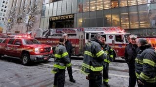 Fire breaks out on Trump Tower roof, 2 injured