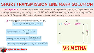 12-Short Transmission Line Problems and Solutions -05 || Power system analysis || Bangla