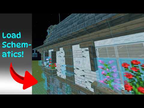 How to Load Schematics in Minecraft!