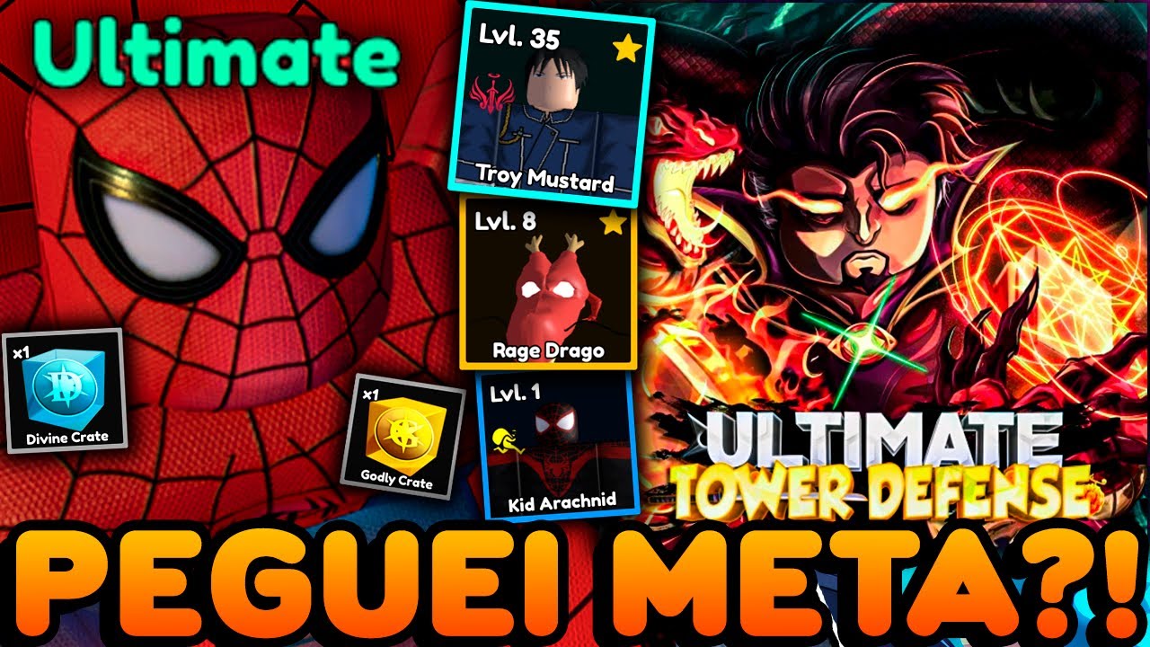 ABRINDO CAIXAS RARAS NA NOVA UPDATE DO ULTIMATE TOWER DEFENSE!!