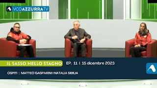 15 dicembre 23 - Il Sasso nello Stagno 2023-24 - p.11 , Matteo Gasparini e Natalia Sibilia