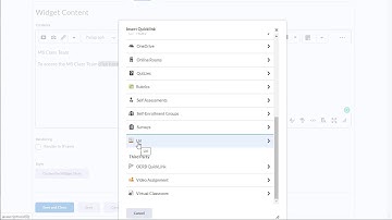 Adding custom widgets to Brightspace