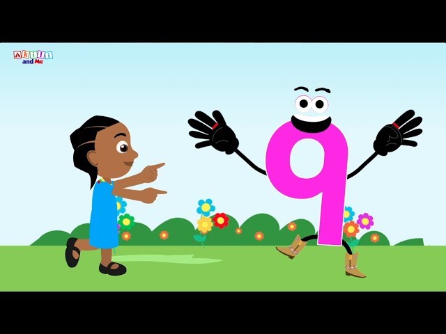 Get to Know Number 9 Song! | Akili and Me | African Educational Cartoons