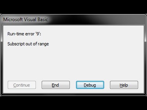 Урок 9 ошибка. Subscript out of range vba excel ошибка. Ошибка Visual Basic. Vba Run time Error 9. Subscript out of range.