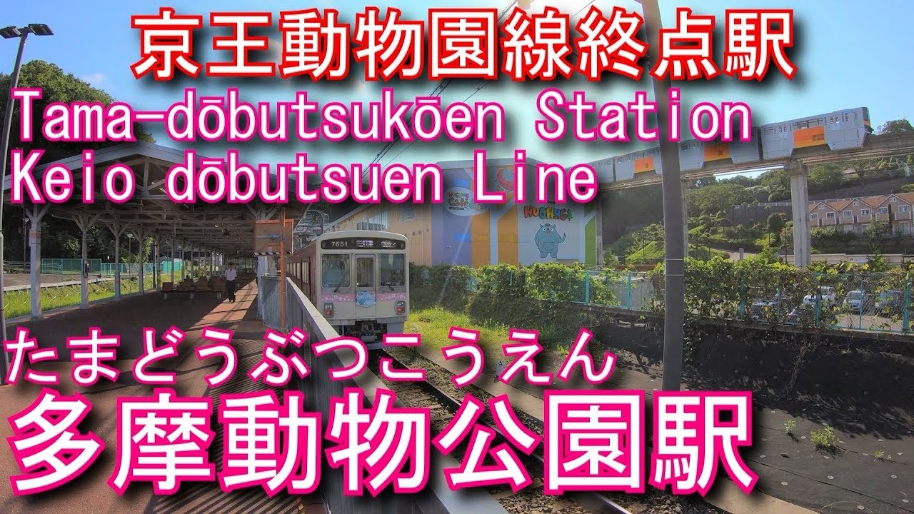 京王動物園線 多摩動物公園駅を探検してみた Tama Dōbutsukōen Station Keio Dōbutsuen Line Youtube