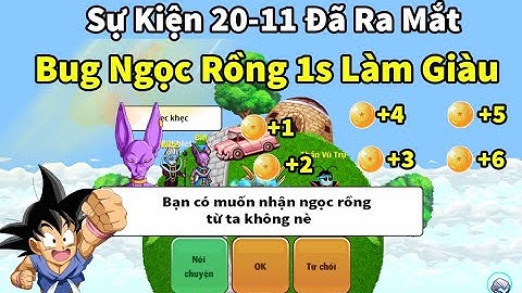 Ngọc Rồng Online - Sự kiện 20-11 chuẩn bị ra mắt , bug nro 1sao cực đơn giản khi xong nhiệm vụ