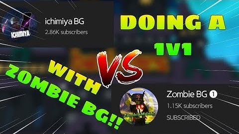 Doing a 1v1 with @zhirui1019 in bed wars!!(Blockman Go: Blocky Mods)