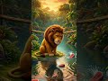 The Greedy Lion Lost Everything! 🦁 | Kids Moral Story #Shorts