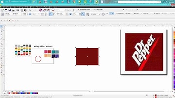 Corel Draw Tips & Tricks Using other colors Eyedropper tool part 2